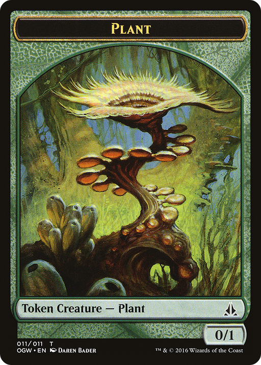 Plant (OGW-011) [Tokens] Oath of the Gatewatch Tokens MTG Single Wizards of the Coast