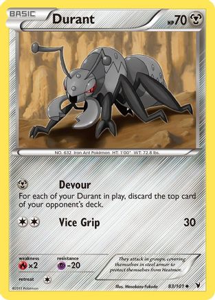 Durant (/101) Reverse Holofoil [BW: Noble Victories] Pokemon Single Pokémon