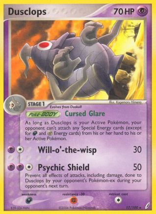 Dusclops (/100) [EX: Crystal Guardians] Pokemon Single Pokémon