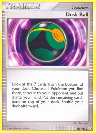 Dusk Ball (/123) Reverse Holofoil [DP: Mysterious Treasures] Pokemon Single Pokémon