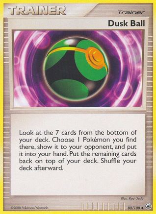 Dusk Ball (80/100) Reverse Holofoil [DP: Majestic Dawn] Pokemon Single Pokémon