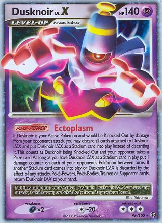 Dusknoir LV.X 96/100 Holofoil [DP: Stormfront] Pokemon Single Pokémon