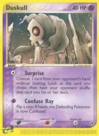 Duskull - 61/100 (/100) [EX: Sandstorm] Pokemon Single Pokémon