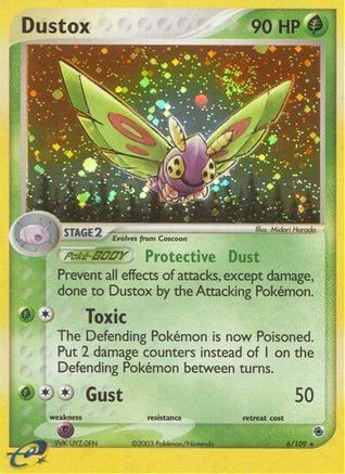 Dustox (6/109) - [EX: Ruby & Sapphire] Holofoil Pokemon Single Pokémon