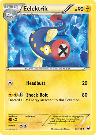 Eelektrik (/108) [BW: Dark Explorers] Pokemon Single Pokémon