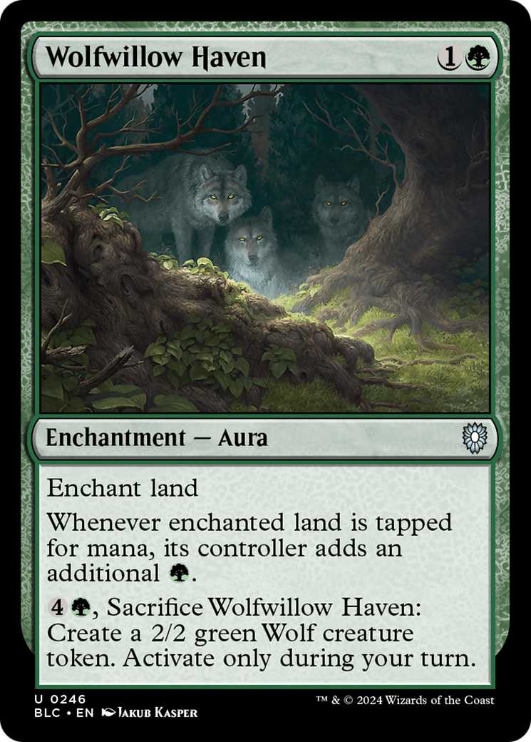 Wolfwillow Haven (BLC-246) [Bloomburrow Commander] MTG Single Wizards of the Coast