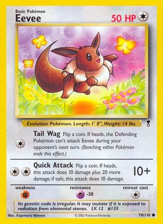 Eevee (74/110) [Vintage: Legendary Collection] Pokemon Single Pokémon