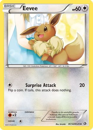 Eevee (RC14/113) Holofoil [BW: Legendary Treasures Radiant Collection] Pokemon Single Pokémon