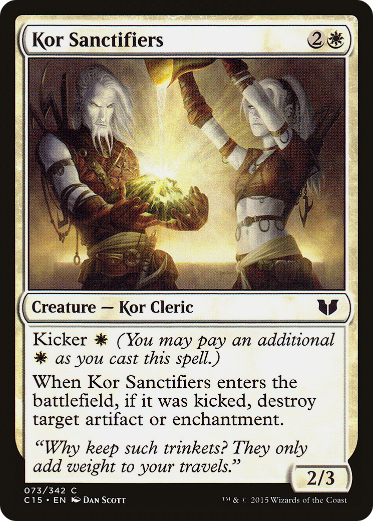 Kor Sanctifiers (C15-073) [Commander 2015] MTG Single Wizards of the Coast