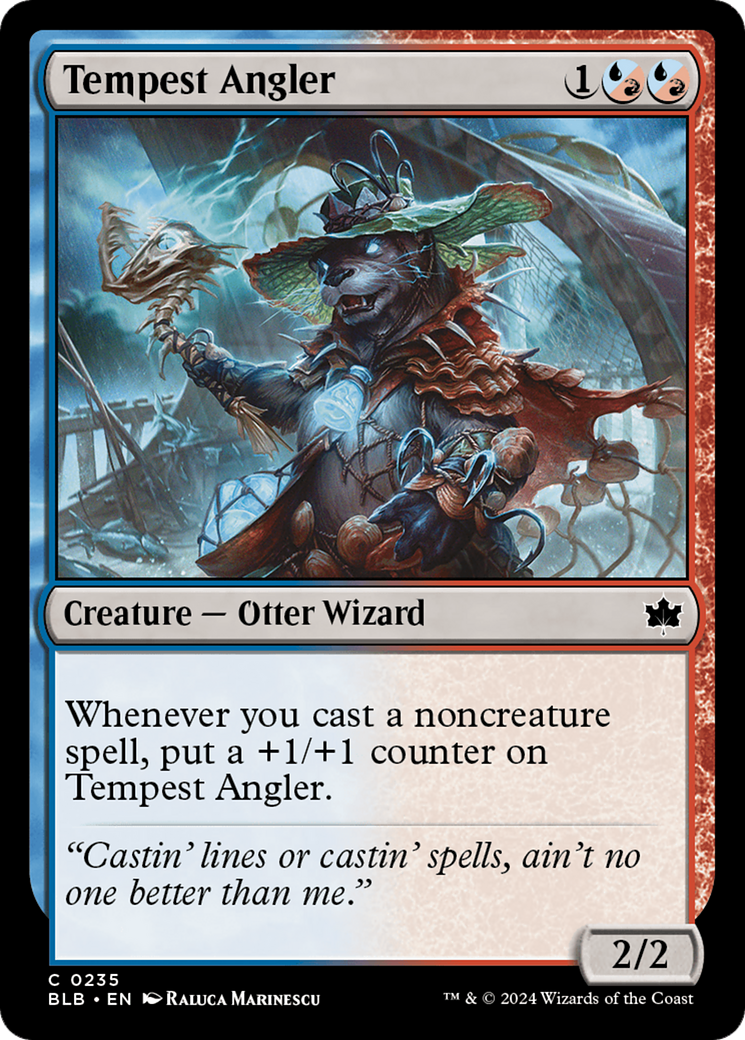 Tempest Angler (BLB-235) [Bloomburrow] Foil MTG Single Wizards of the Coast