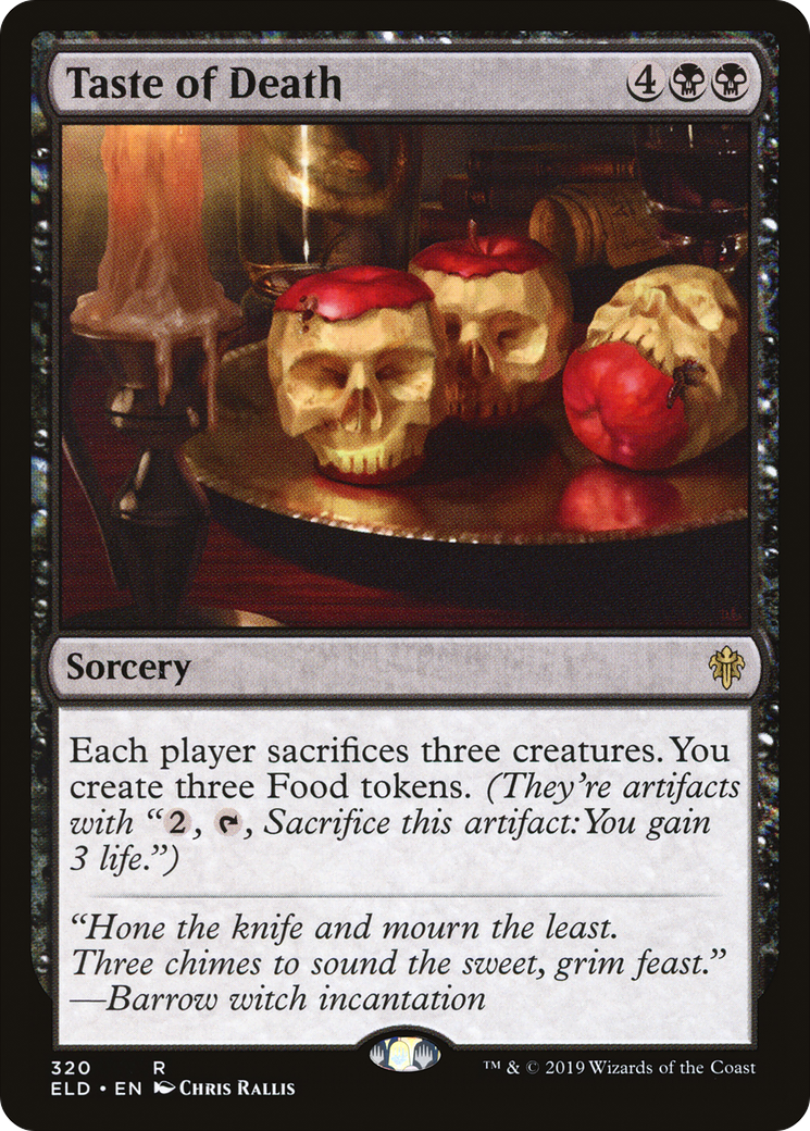 Taste of Death (ELD-320) [Throne of Eldraine] MTG Single Wizards of the Coast