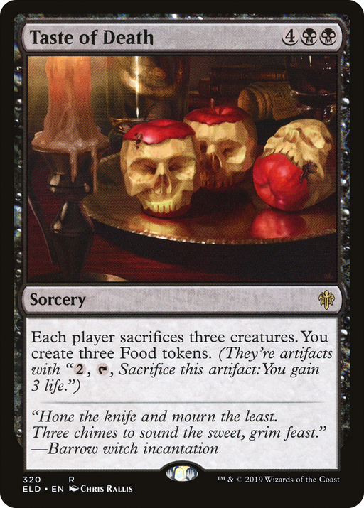 Taste of Death (ELD-320) [Throne of Eldraine] MTG Single Wizards of the Coast