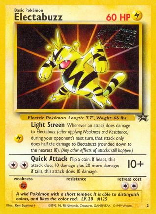 Electabuzz (Movie Promo) (2/53) [Promos: WoTC Promo] Pokemon Single Pokémon