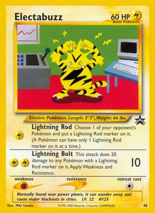 Electabuzz (46/53) [Promos: WoTC Promo] Pokemon Single Pokémon