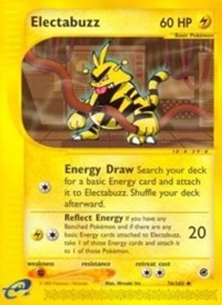 Electabuzz (76/165) Reverse Holofoil [Vintage: Expedition] Pokemon Single Pokémon