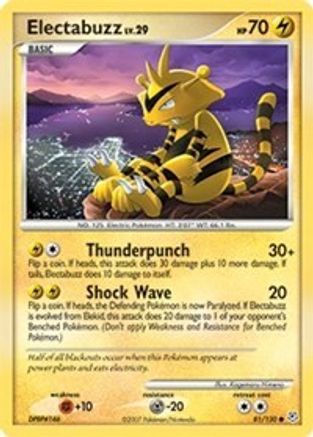Electabuzz (81/130) - [DP: Base Set] Pokemon Single Pokémon