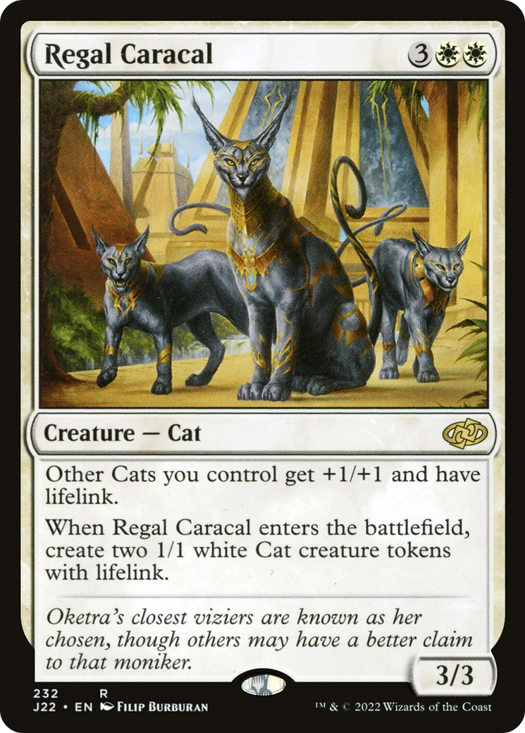 Regal Caracal (J22-232) [Jumpstart 2022] MTG Single Wizards of the Coast