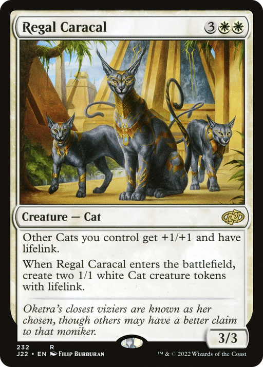 Regal Caracal (J22-232) [Jumpstart 2022] MTG Single Wizards of the Coast