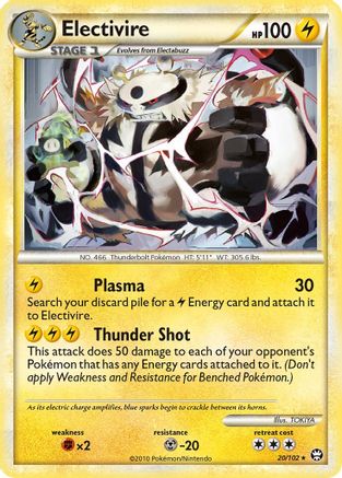 Electivire (/102) [HGSS: Triumphant] Pokemon Single Pokémon
