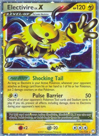 Electivire LV.X (/123) Holofoil [DP: Mysterious Treasures] Pokemon Single Pokémon