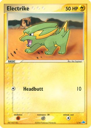 Electrike (/10) [EX: Trainer Kit 1 Latias & Latios] Pokemon Single Pokémon