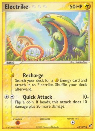 Electrike - 060/107 (60/107) [EX: Deoxys] Pokemon Single Pokémon
