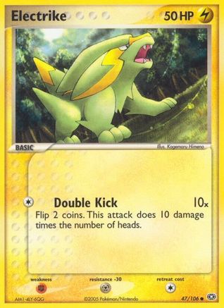 Electrike - 047/106 (/106) [EX: Emerald] Pokemon Single Pokémon