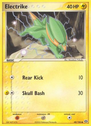 Electrike - 048/106 (/106) Reverse Holofoil [EX: Emerald] Pokemon Single Pokémon