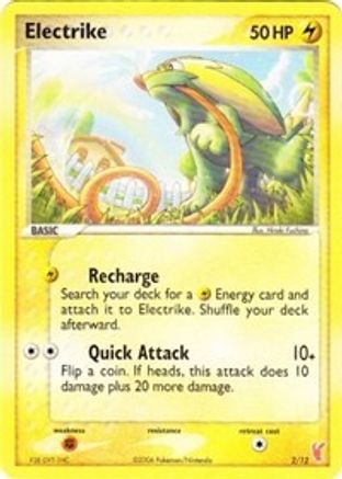 Electrike (/12) [EX: Trainer Kit 2 Plusle & Minun] Pokemon Single Pokémon