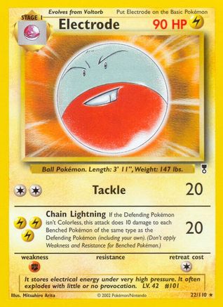 Electrode (/110) Reverse Holofoil [Vintage: Legendary Collection] Pokemon Single Pokémon