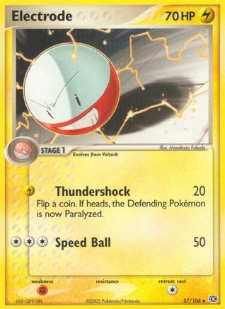 Electrode (/106) Reverse Holofoil [EX: Emerald] Pokemon Single Pokémon