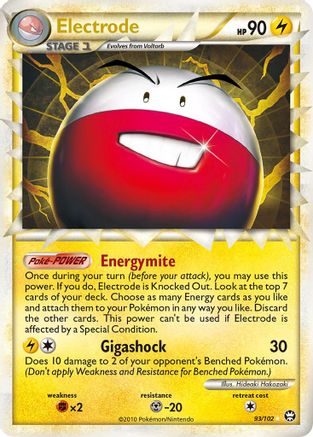 Electrode (Prime) (/102) Holofoil [HGSS: Triumphant] Pokemon Single Pokémon