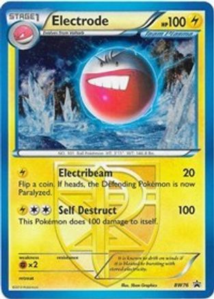 Electrode (Team Plasma) - BW76 (/101) Holofoil [Promos: BW Promos] Pokemon Single Pokémon