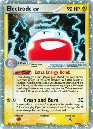 Electrode ex (/112) [EX: FireRed & LeafGreen] Pokemon Single Pokémon