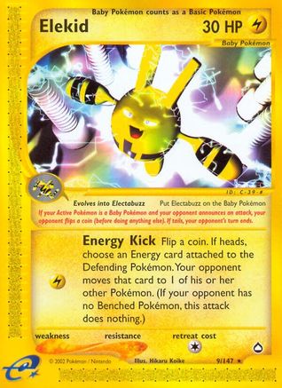 Elekid (/147) [Vintage: Aquapolis] Pokemon Single Pokémon