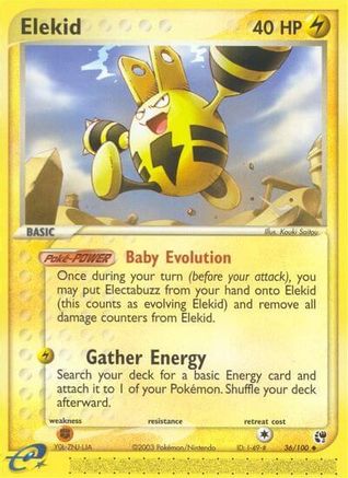 Elekid (/100) [EX: Sandstorm] Pokemon Single Pokémon