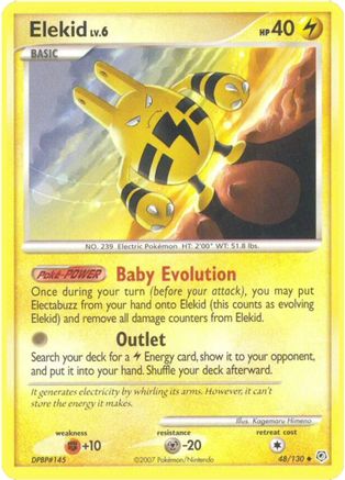 Elekid (48/130) [DP: Base Set] Pokemon Single Pokémon