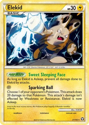 Elekid (/102) [HGSS: Triumphant] Pokemon Single Pokémon
