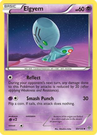 Elgyem (69) (/135) Reverse Holofoil [BW: Plasma Storm] Pokemon Single Pokémon