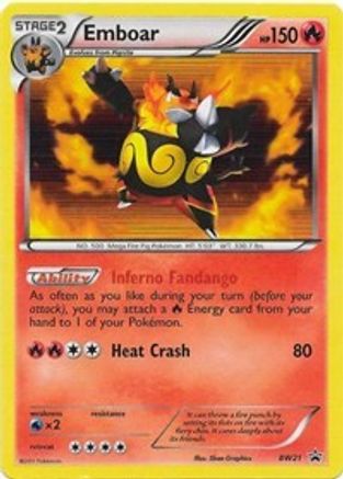 Emboar - BW21 (/101) Holofoil [Promos: BW Promos] Pokemon Single Pokémon
