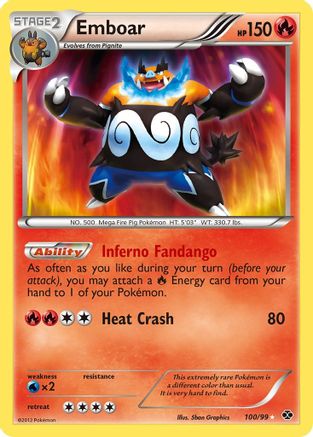 Emboar (/99) Holofoil [BW: Next Destinies] Pokemon Single Pokémon