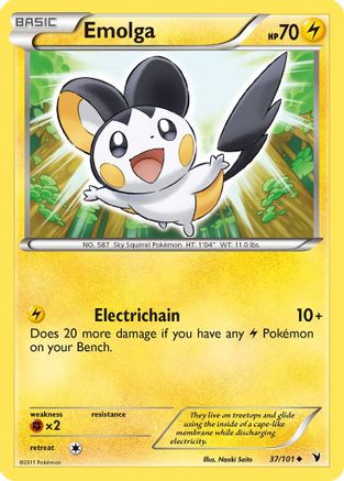 Emolga (/101) [BW: Noble Victories] Pokemon Single Pokémon