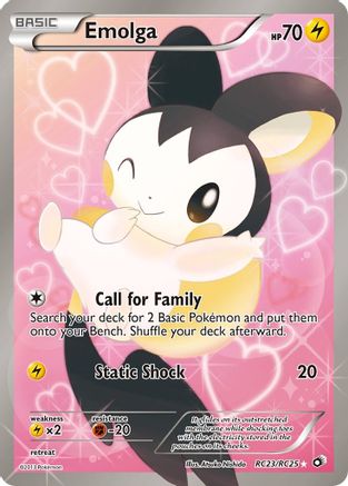Emolga (Full Art) (RC23/113) Holofoil [BW: Legendary Treasures Radiant Collection] Pokemon Single Pokémon