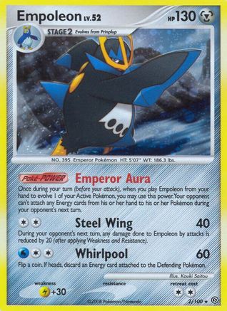 Empoleon (/100) Reverse Holofoil [DP: Stormfront] Pokemon Single Pokémon