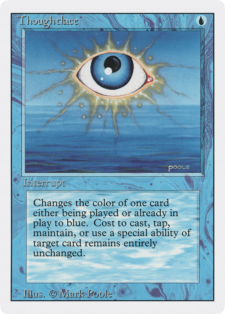Thoughtlace (3ED-085) [Revised Edition] MTG Single Wizards of the Coast