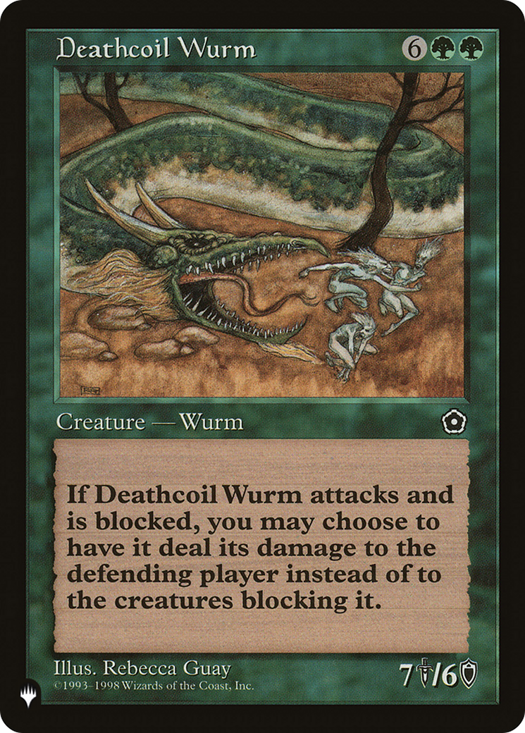 Deathcoil Wurm (LIST-) [Mystery Booster] The List MTG Single Wizards of the Coast