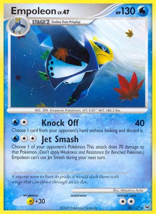 Empoleon (/127) Reverse Holofoil [Platinum: Base set] Pokemon Single Pokémon