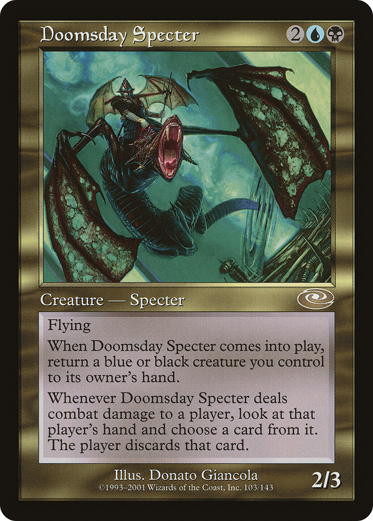 Doomsday Specter (PLS-103) [Planeshift] MTG Single Wizards of the Coast