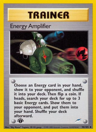 Energy Amplifier (98/105) 1st Edition [Vintage: Neo Destiny] Pokemon Single Pokémon