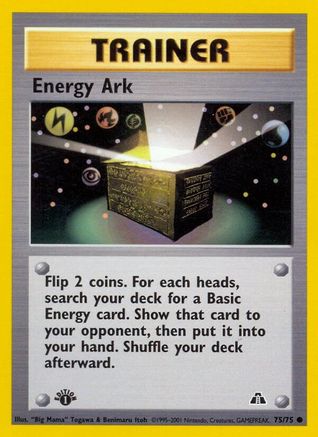 Energy Ark (75/75) 1st Edition [Vintage: Neo Discovery] Pokemon Single Pokémon
